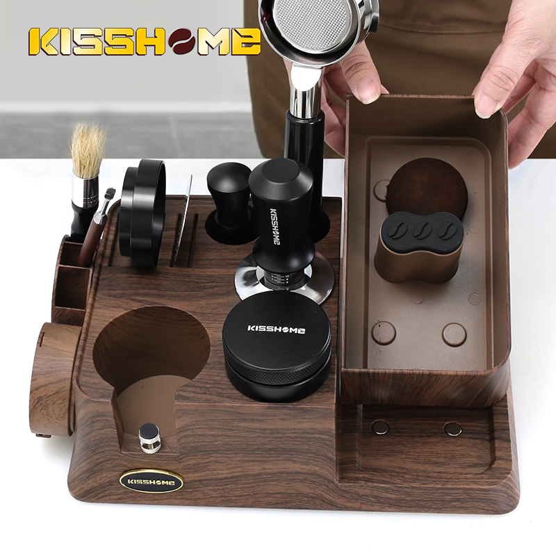 Coffee Equipment Accessories - KISSHOME Espresso Tamper Station Knock Box