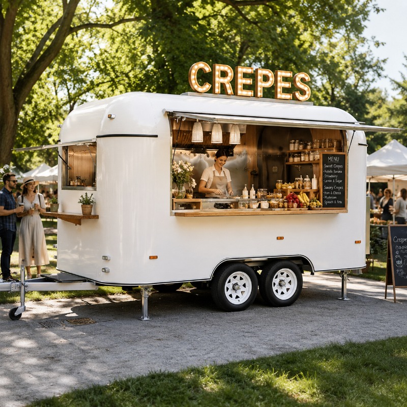 Coffee Equipment For Business - Food Truck Personalizzato con Cucina Completamente