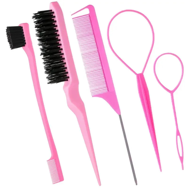 Group Head Brush - Set di 5 pettini per parrucchieri,