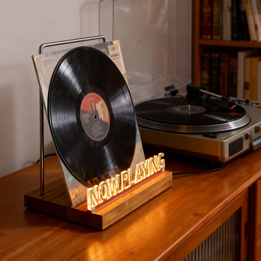 Coffee Equipment Rack - Supporto per Dischi in Vinile, Espositore