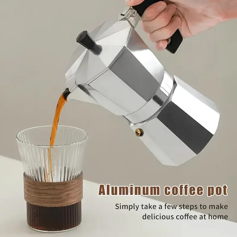 Coffee Equipment Accessories - Caffettiera Moka Classica in Alluminio 50-300ML
