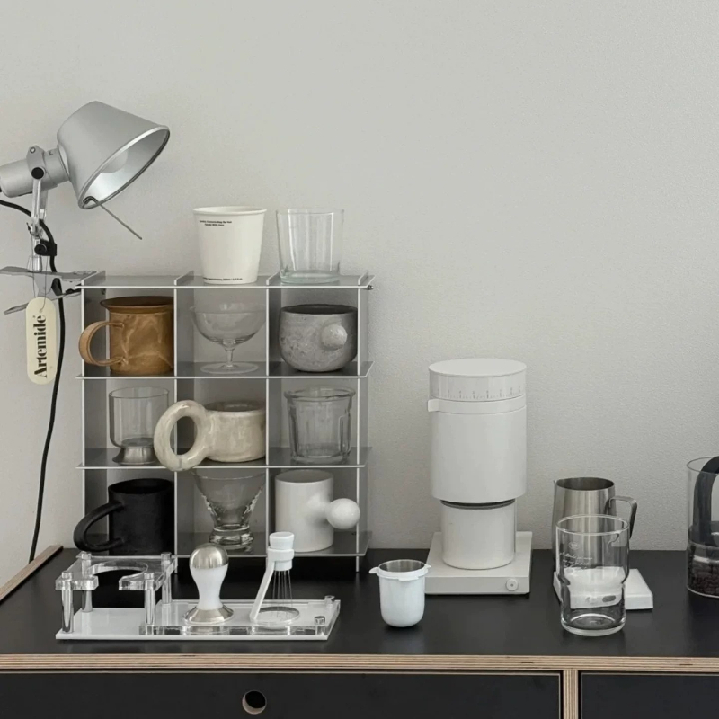 Scaffale Minimalista in Lega d - Coffee Equipment Rack recensione e prezzo