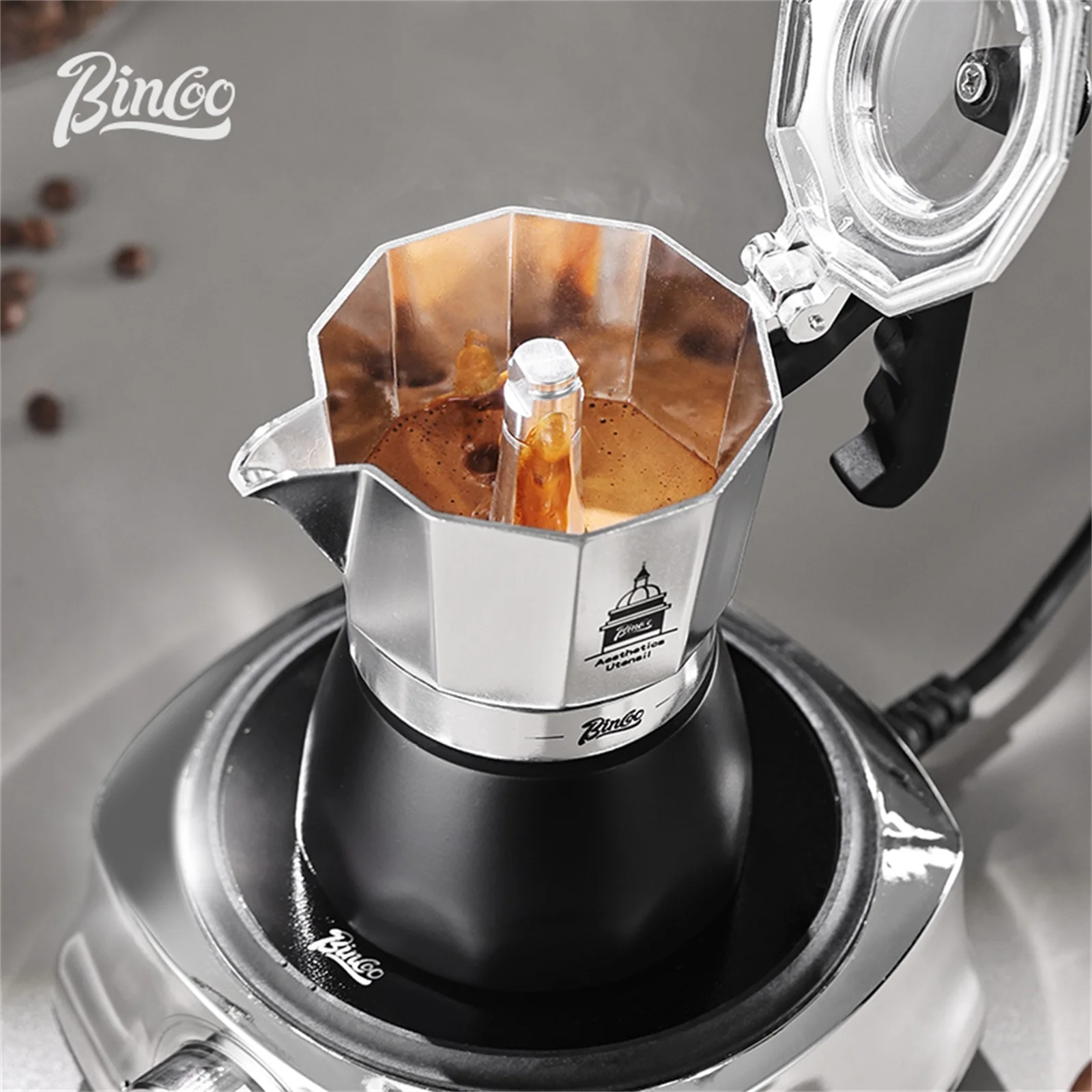 BINCOO Pentola Moka a Doppia V - Coffee Equipment Accessories recensione e prezzo