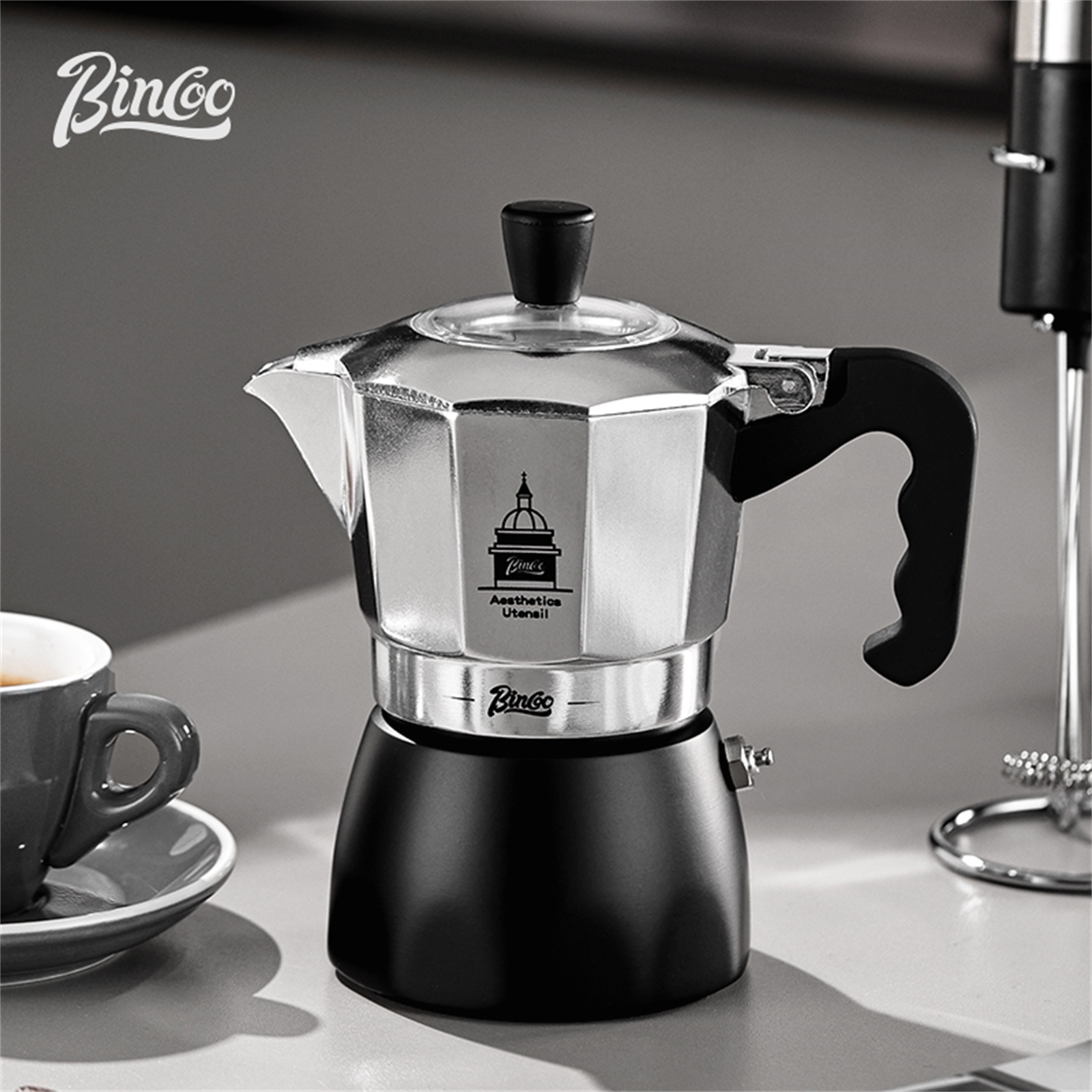 BINCOO Pentola Moka a Doppia V - Coffee Equipment Accessories recensione e prezzo