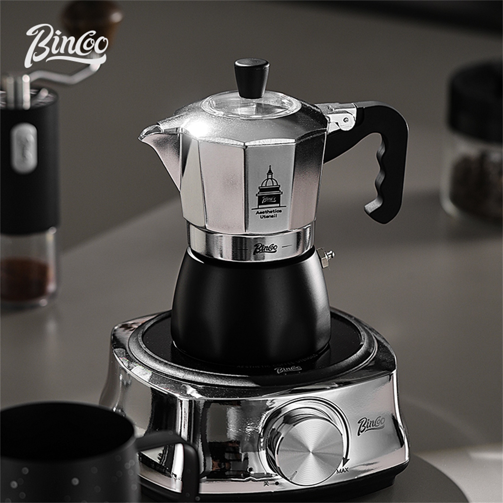 BINCOO Pentola Moka a Doppia V - Coffee Equipment Accessories recensione e prezzo