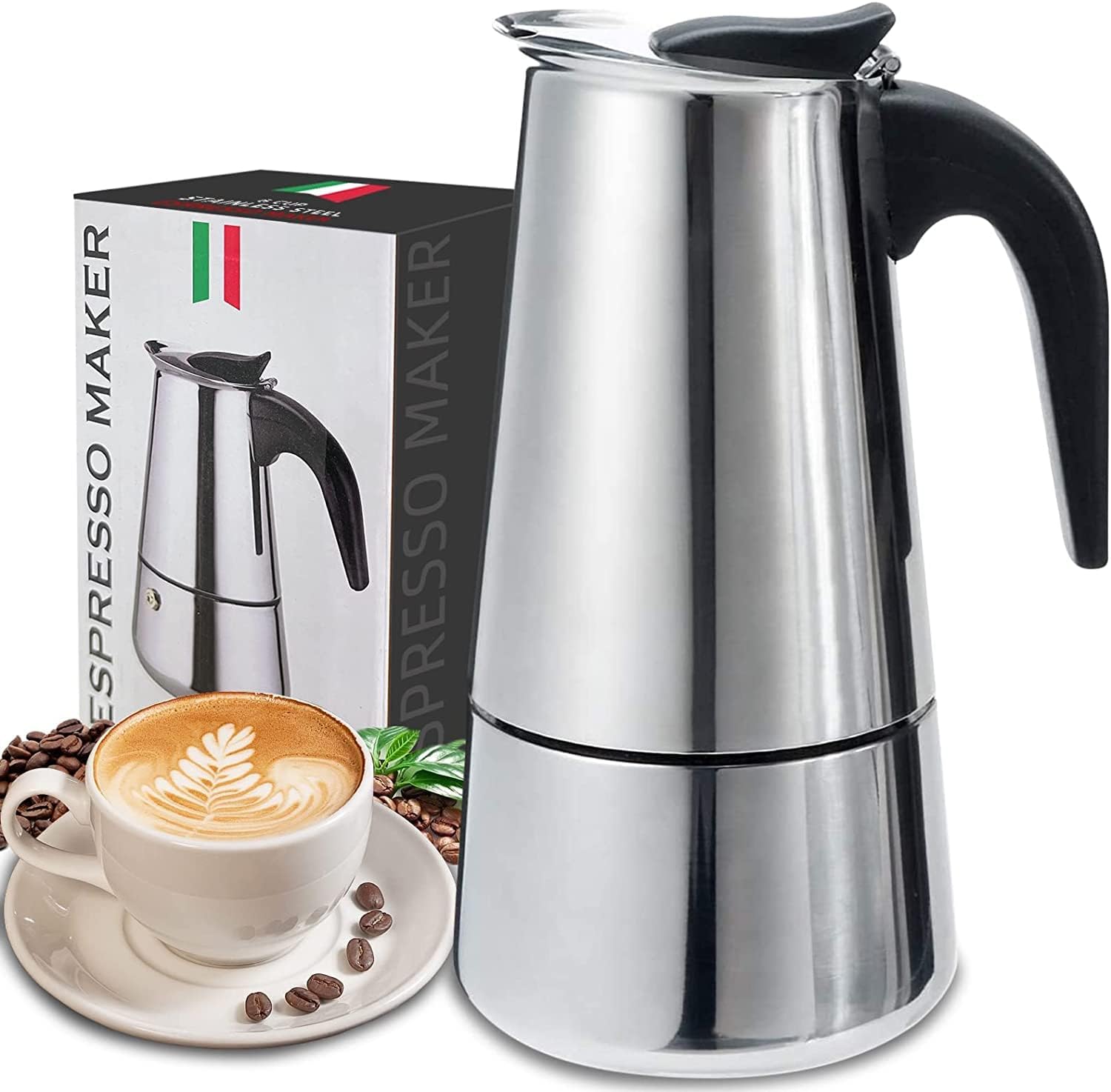 4/6/9 tazze Moka Pot Caffe Mac - Coffee Equipment Accessories recensione e prezzo