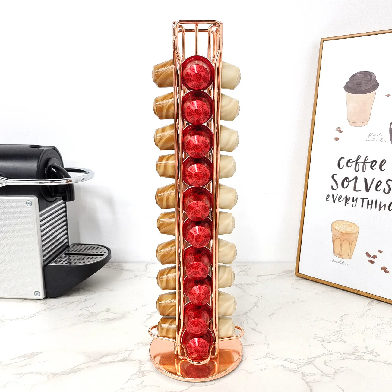 1PC 40 capsule di caffè capsul - Coffee Equipment Rack recensione e prezzo